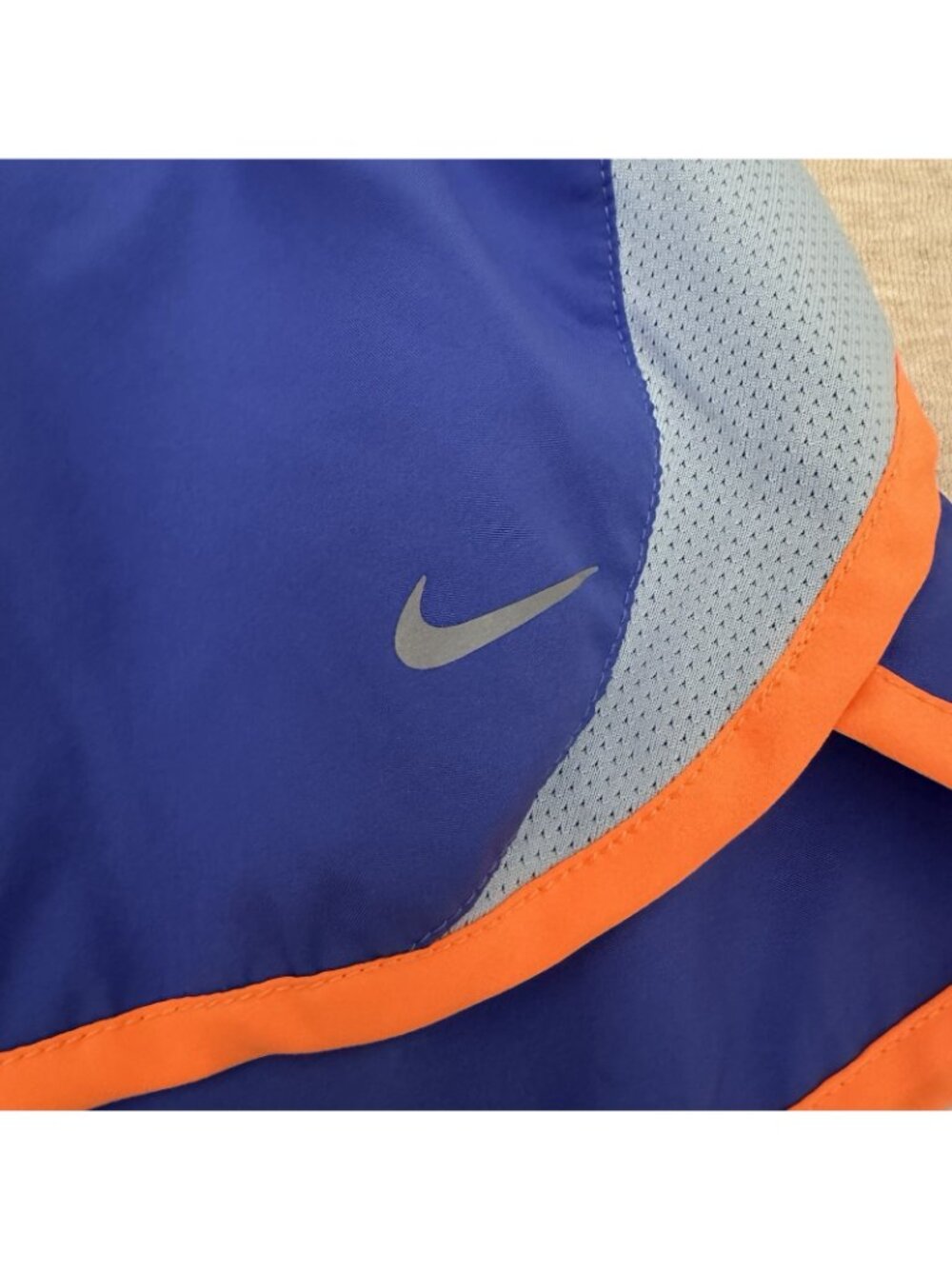 Nike Dri-Fit Running Shorts Women's Size XL Blue Hight Rise Polyester Athletic - Picture 3 of 11